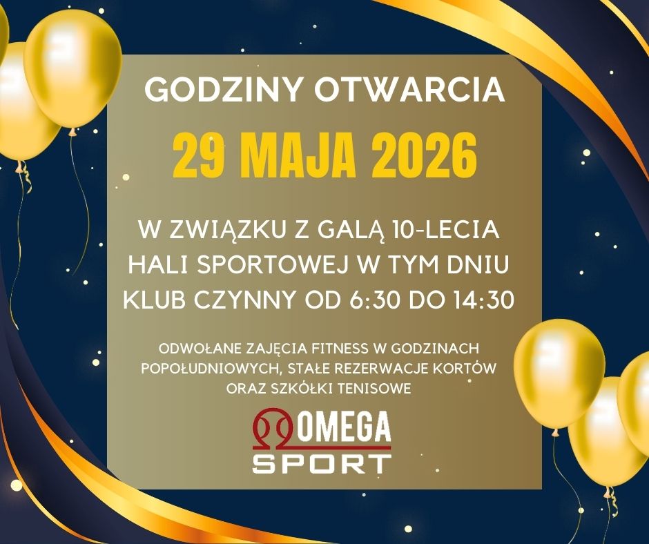 29.05 godziny otwarcia
